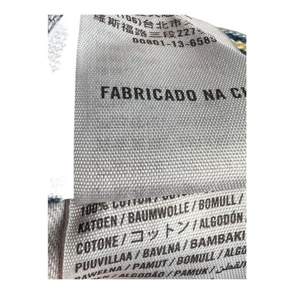 Hollister Jean Shorts Denim Festival Summer Beach Casual Cut Off 1 25 Distressed - Picture 4 of 4